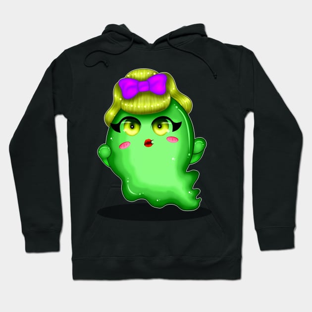 Female Chibi Slimer Hoodie by CallistoCreates